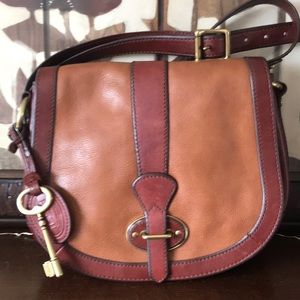 NWOT Fossil Leather Bag